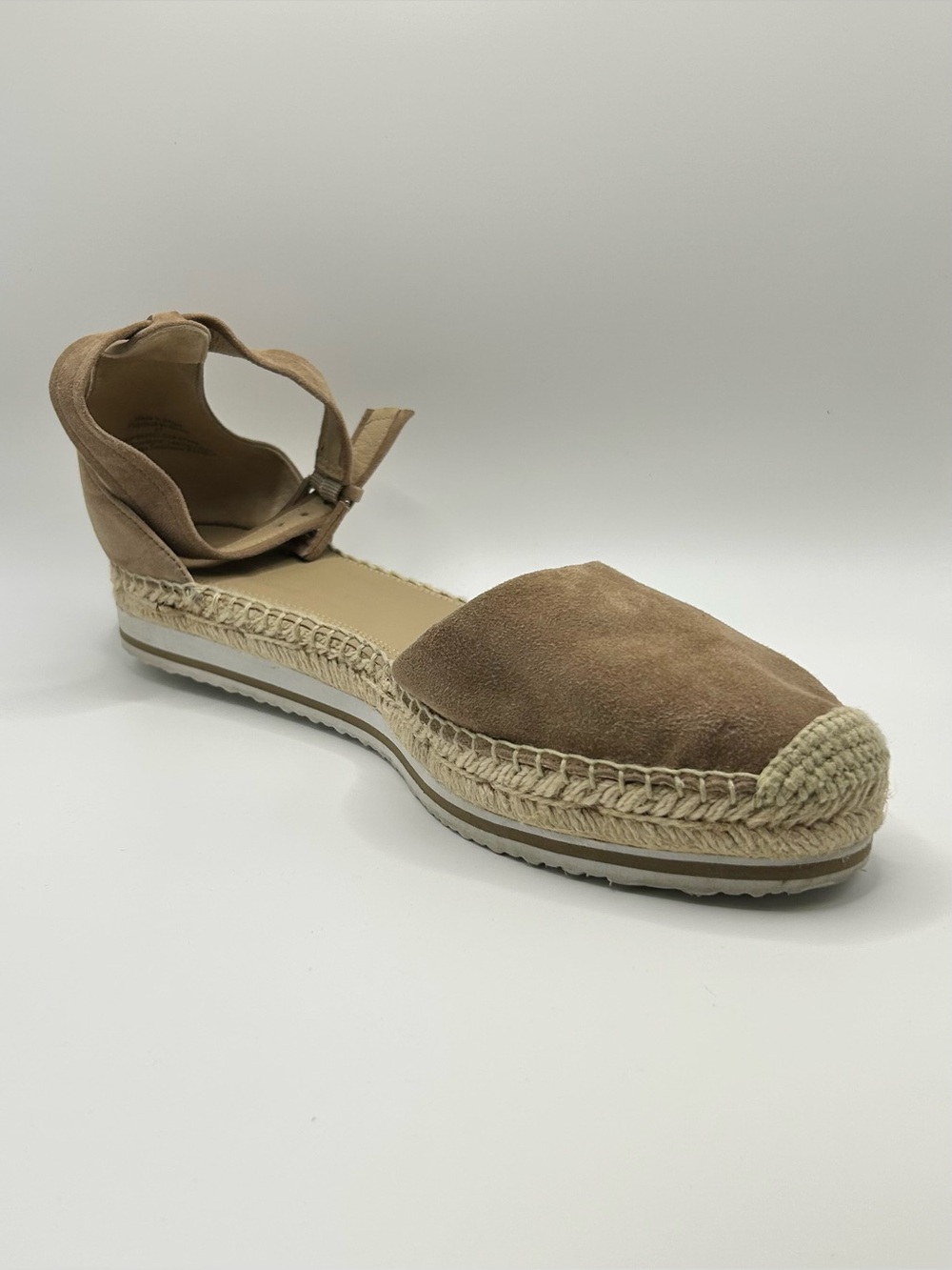 Nordstrom Signature Women’s Tan Espadrille Ankle-strap Flat